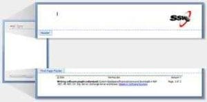 header footer