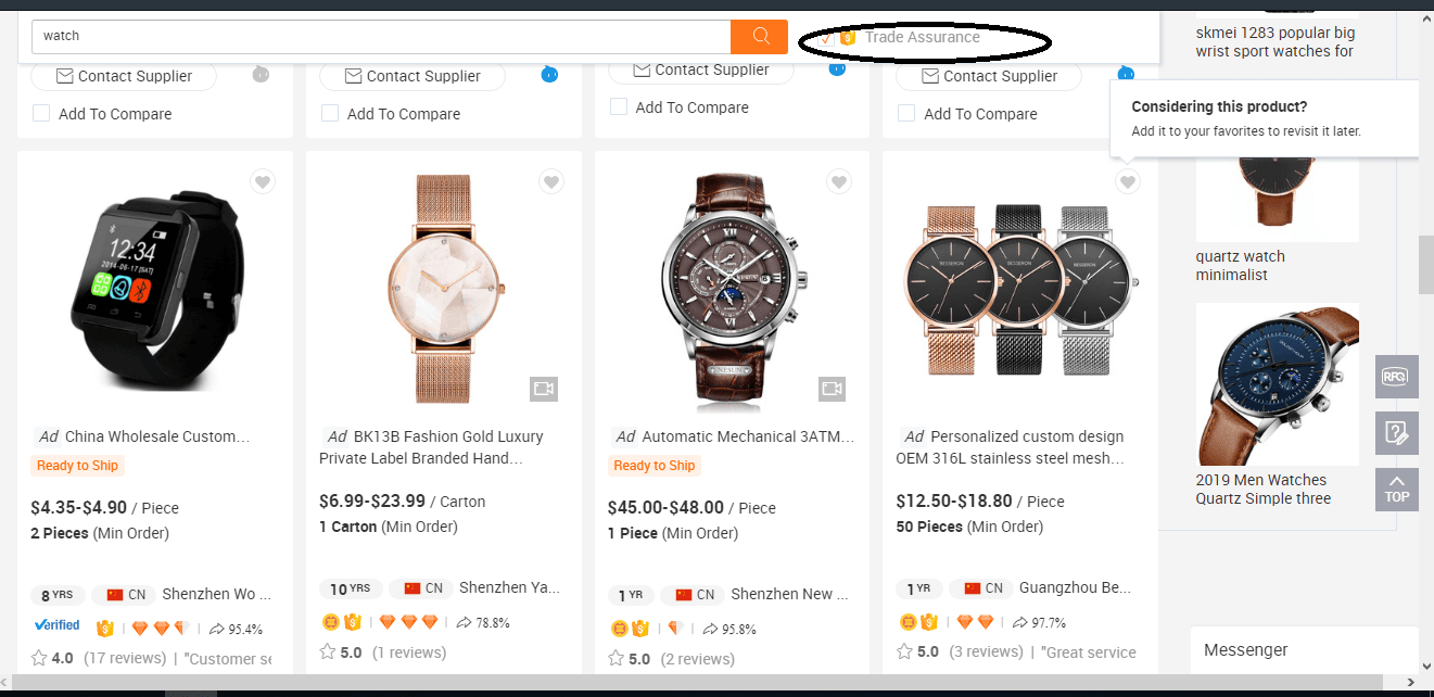alibaba.com - trade assurance