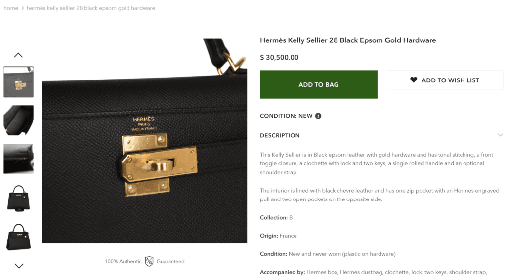 Бренд Hermès Kelly